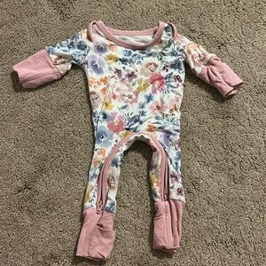 Worn once, Little Sleepies Micropreemie onesie